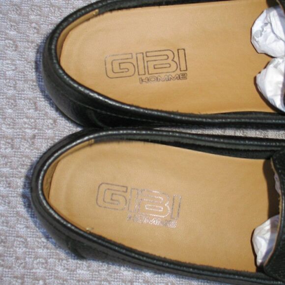 Mens Black Soft Leather Loafer 9 main image 4